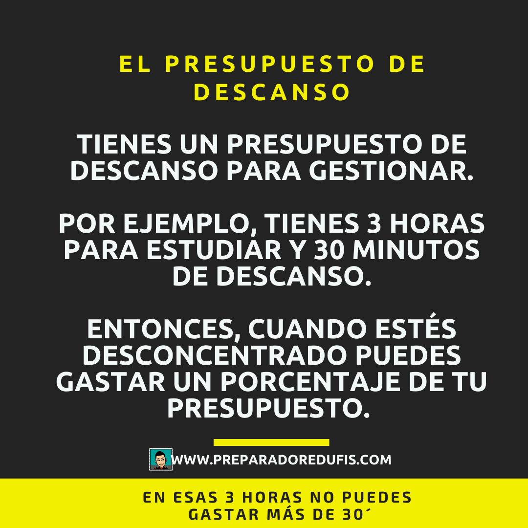 PRESUPUESTO DE DESCANSO
